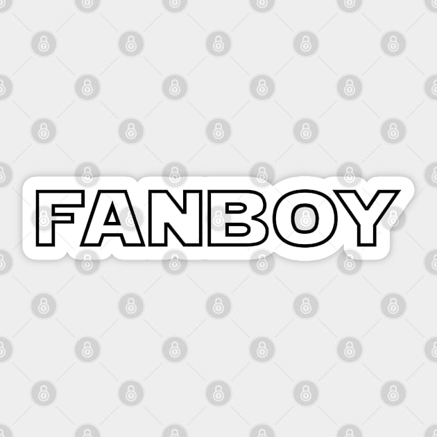 FANBOY Sticker by tinybiscuits